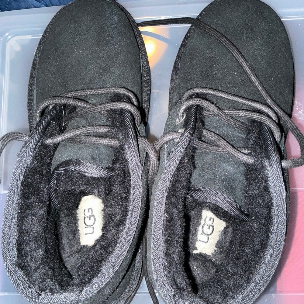 Ugg ankle shoes in black size 7